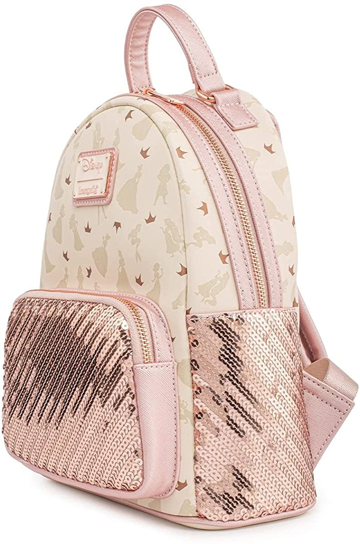 Loungefly Disney Ultimate Princesses Sequin All Over Print Backpack