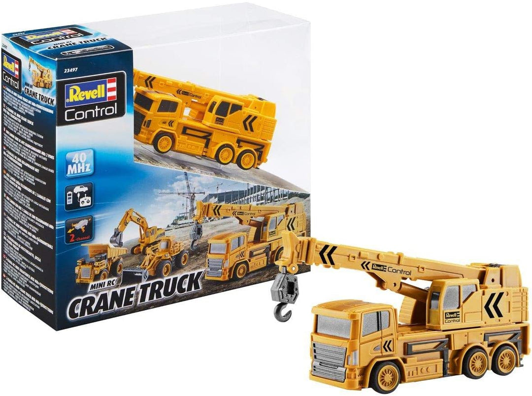 Revell Control 23497 Mini RC Crane Truck Plastikmodellbausatz, Gelb