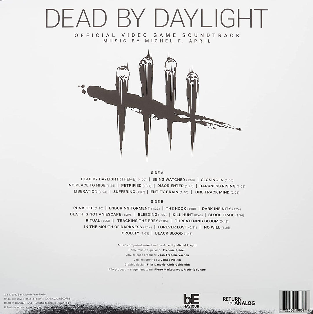 Dead By Daylight (Original Soundtrack) - Black Vinyl in Silver Foil Cover [VINYL]