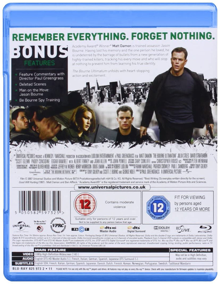 The Bourne Ultimatum [Region Free] [2007]