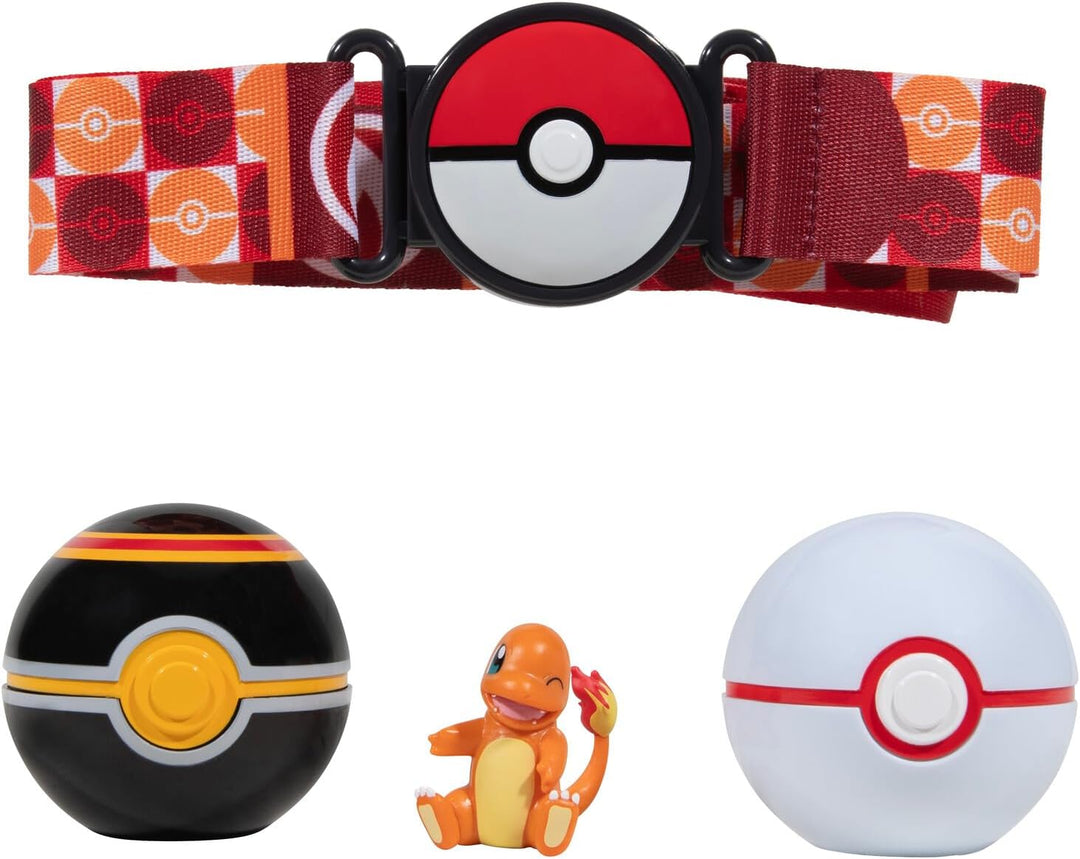 Pokemon Clip 'n Go Charmander Poke Ball Belt Set