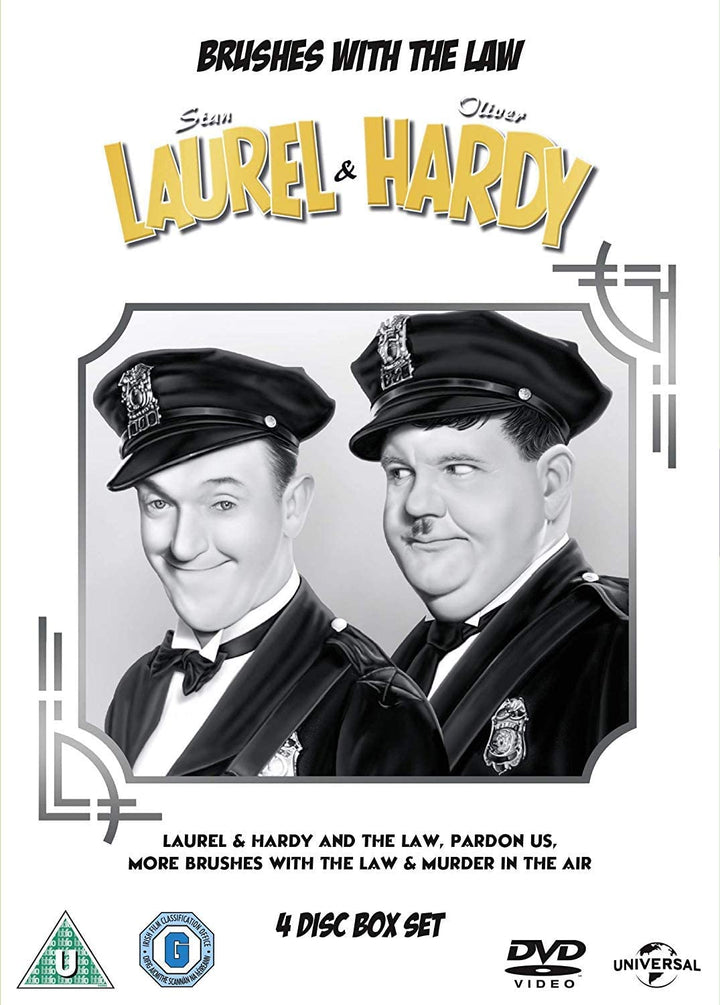 Laurel & Hardy: Brushes with the Law - Comedy [DVD]