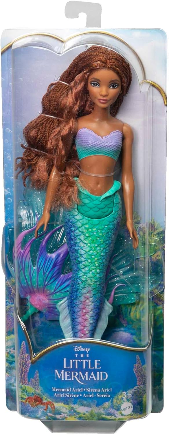 Disney The Little Mermaid Ariel Doll, Mermaid Fashion Doll with Signature Outfit