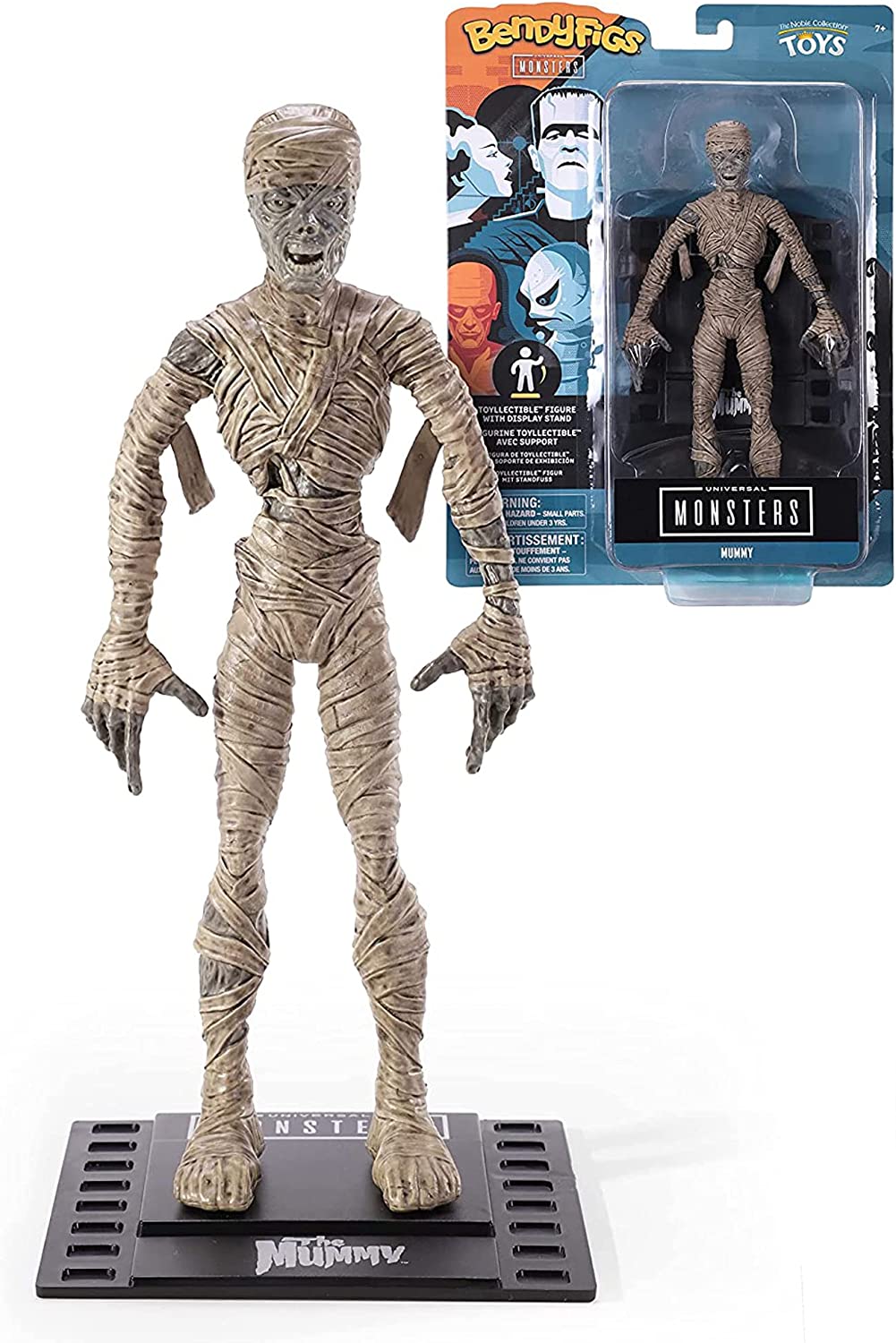 The Noble Collection Universal Monsters Bendyfigs - The Mummy Bendable Figure (NN1165)