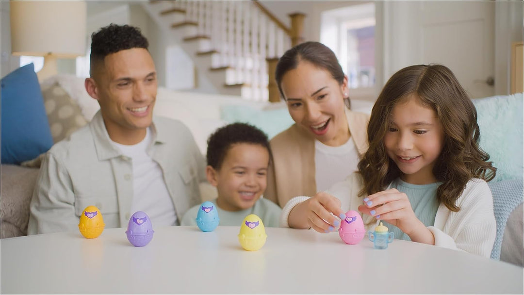 HATCHIMALS Alive, Hatch N' Stroll Spielset mit Kinderwagenspielzeug und 2 Minifiguren