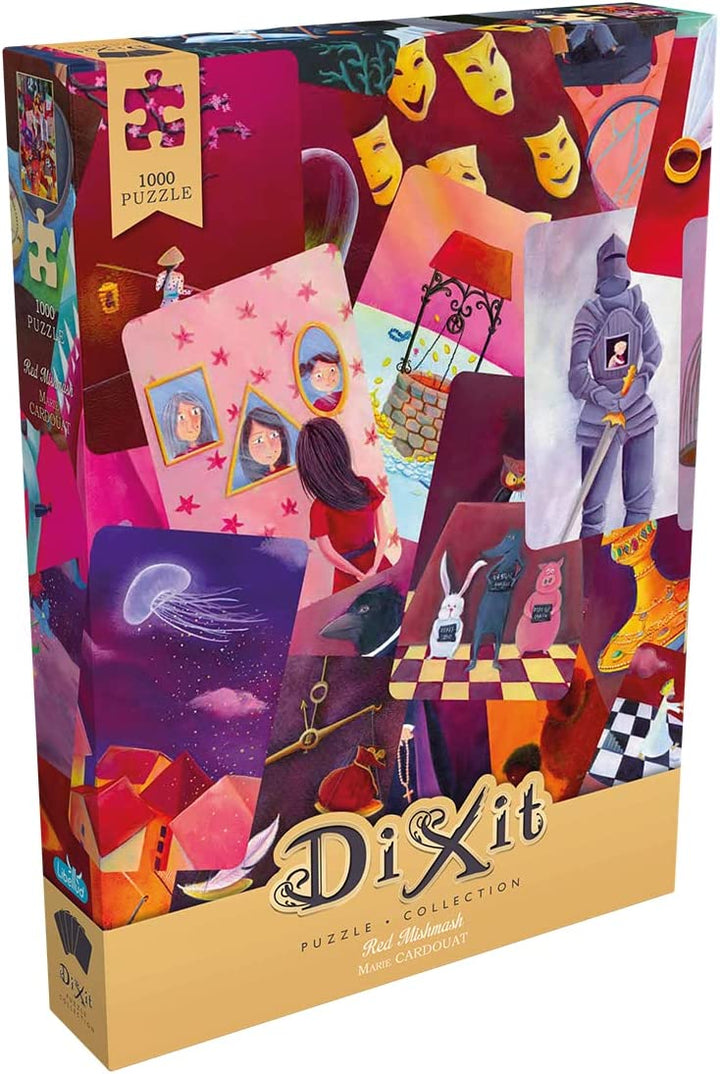 Verleumdung | Dixit 1000p Puzzle – Red MishMash | Puzzle | Ab 14 Jahren | 1+ Spieler
