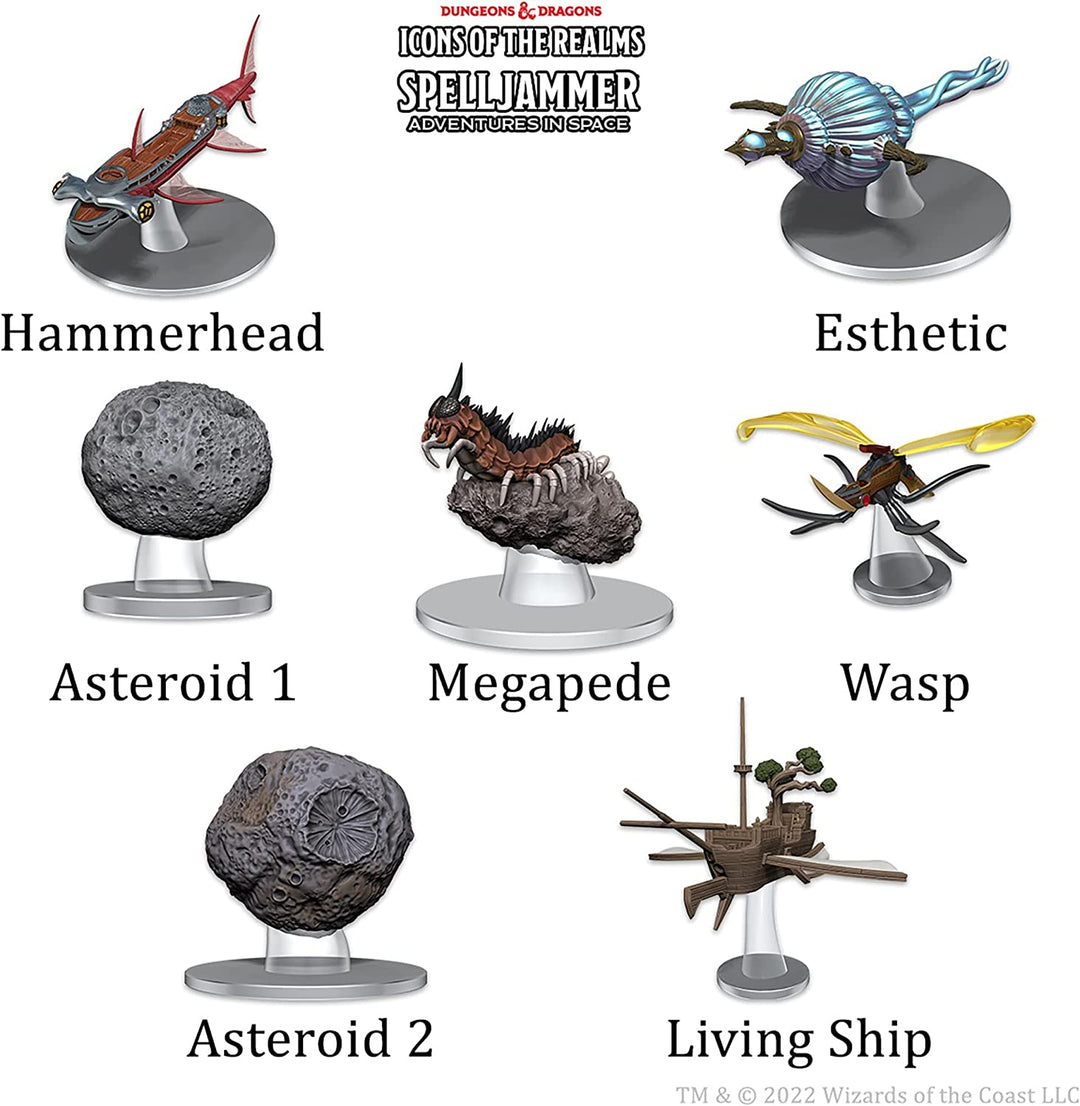 Asteroid Encounters - Ship Scale: D&D Icons of the Realms Miniatures