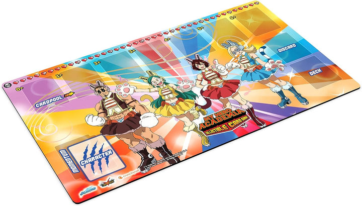 Jasco Games | My Hero Academia CCG: Wild Wild Pussycats Play Mat | Accessory