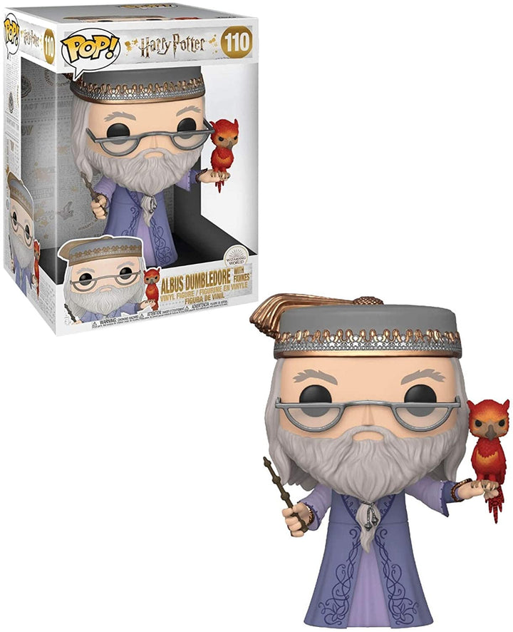 Harry Potter Albus Dumbledore with Fawkes 10" Funko 48038 Pop! Vinyl #110