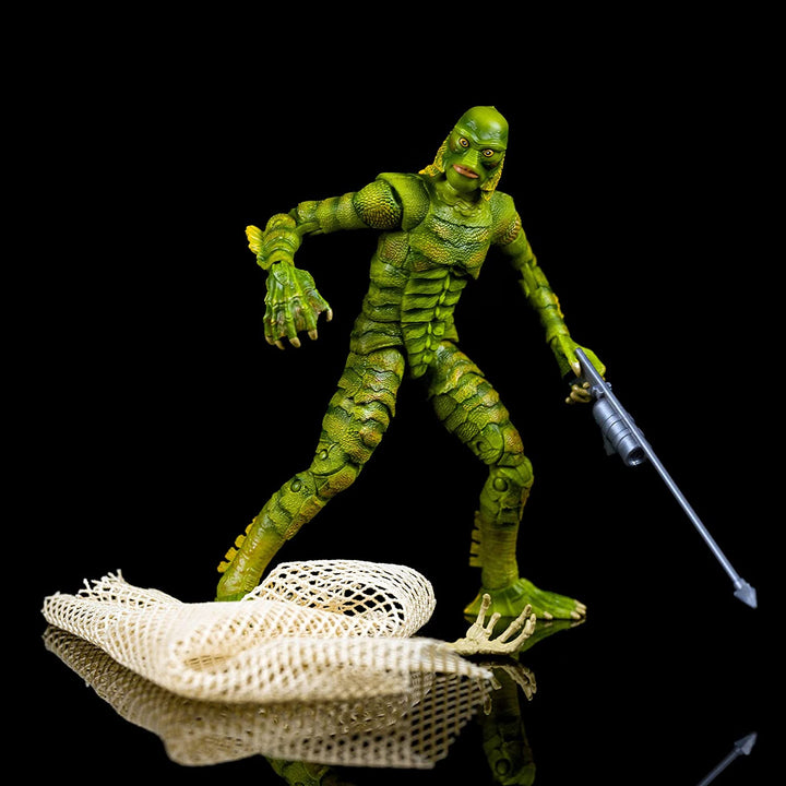 Jada 253251017 Universal Monsters Black Lagoon Creature 6” Deluxe Collector Figure, Green