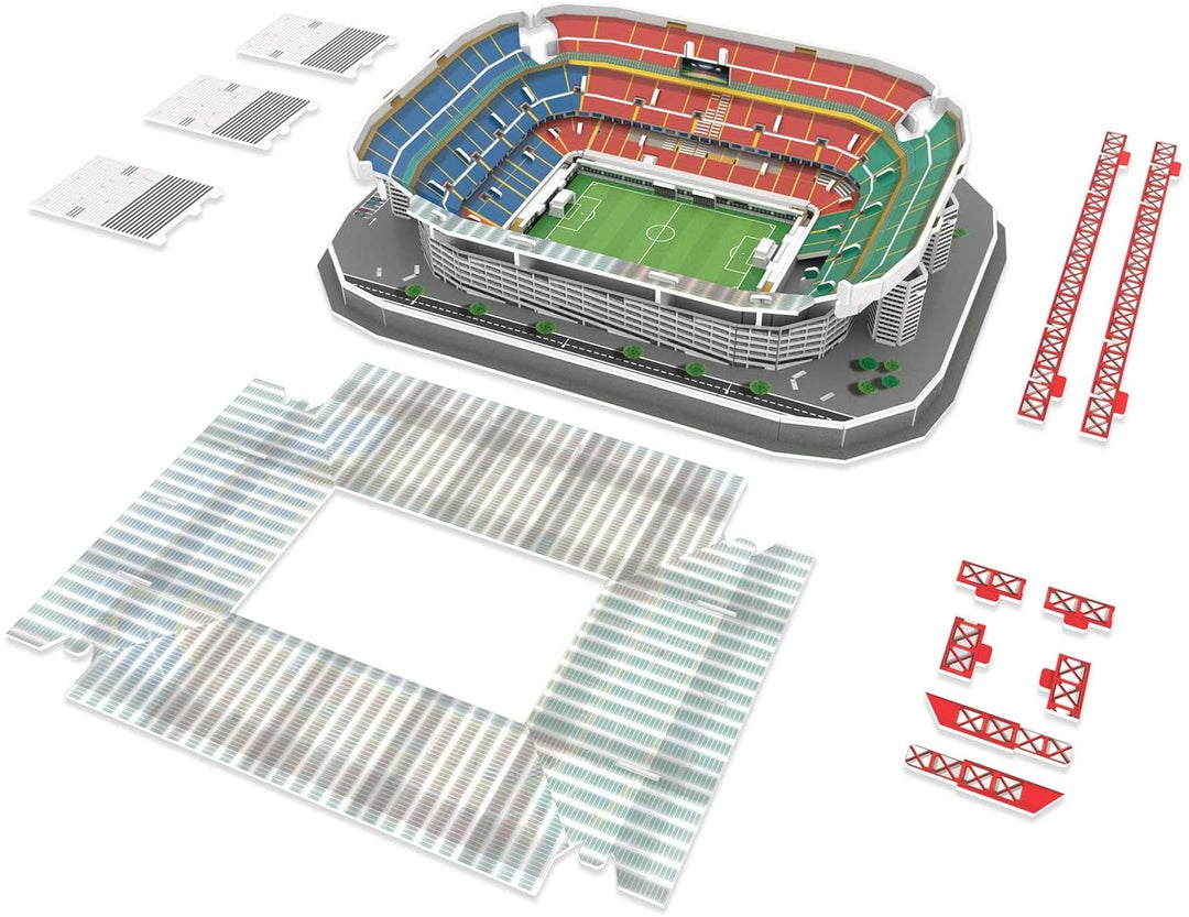 KARACTERMANIA Estadio de Nanostad, 3D Puzzle Stadium Giuseppe Meazza Standard Milano San Siro (39452), Multicoloured