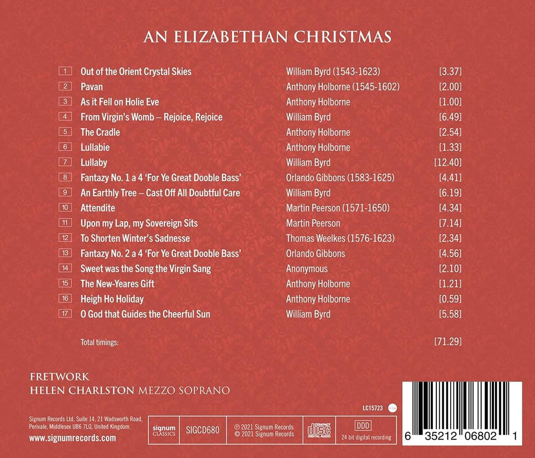 Fretwork - An Elizabethan Christmas [Audio CD]