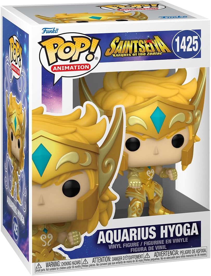 Funko POP! Animation: Saint Seiya – Gold Aquarius Cygnus Hyoga – Vin zum Sammeln