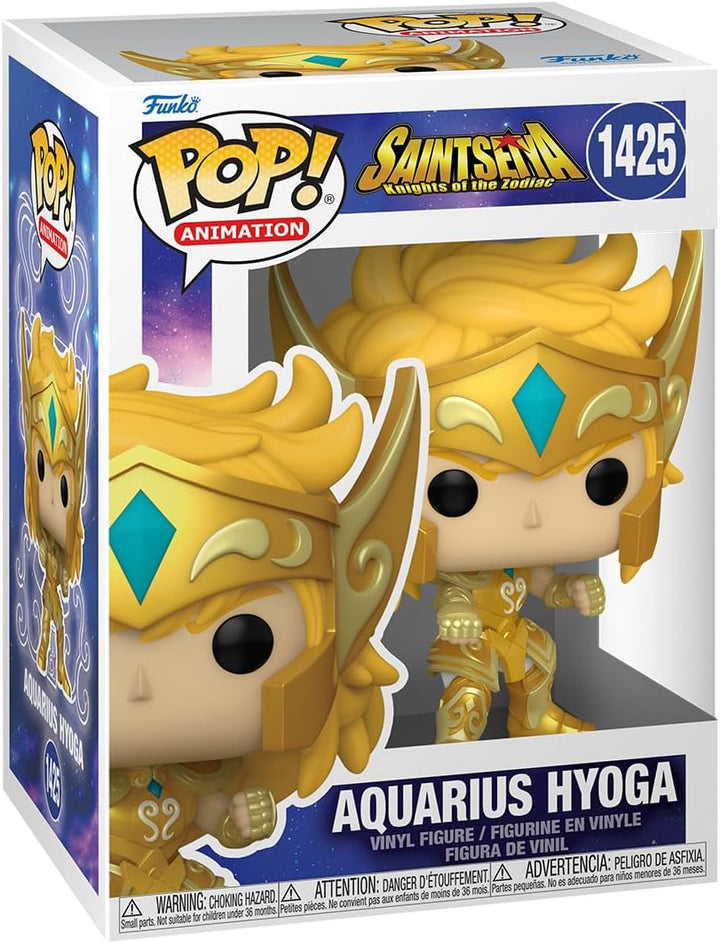 Funko POP! Animation: Saint Seiya – Gold Aquarius Cygnus Hyoga – Vin zum Sammeln