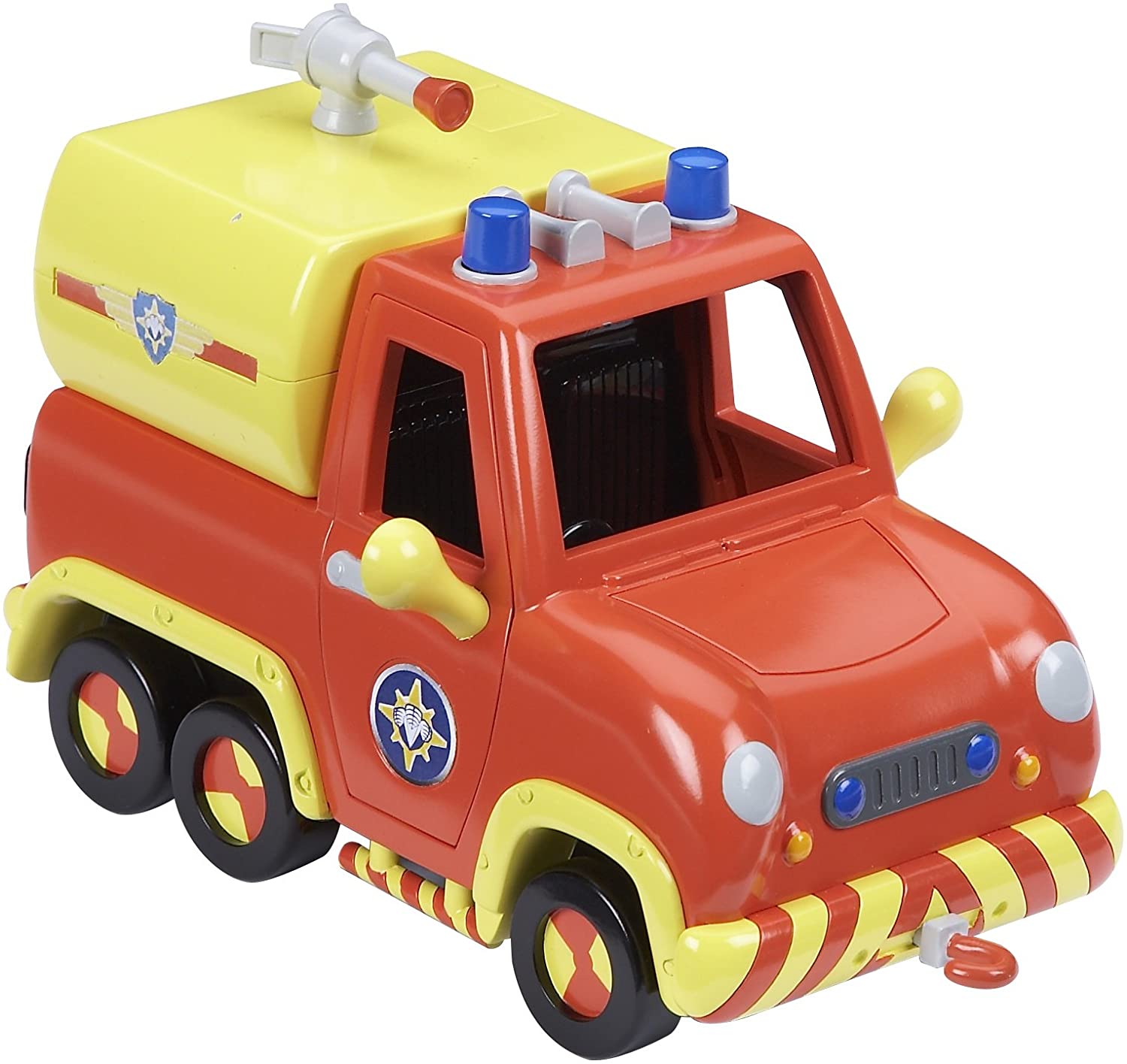 Fireman Sam Venus Fire Truck Model Toy - Vehicle Playset with Traffic Cones 3