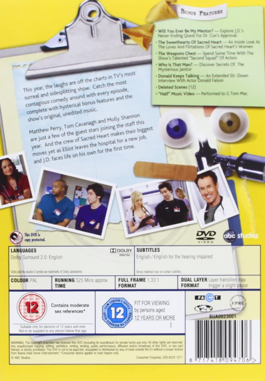 Scrubs - Complete Collection: Season 1-9 - Sitcom [DVD]