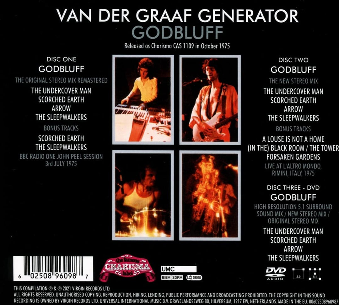 Van Der Graaf Generator - Godbluff [Audio CD]