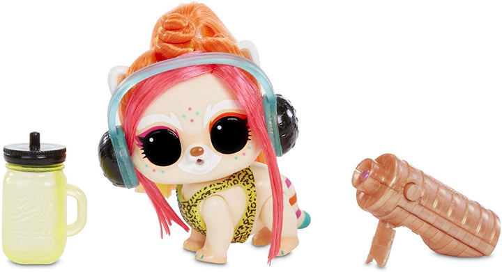 LOL Surprise Lights Pets zum Sammeln – mit 9 Überraschungen, Accessoires und echtem Haar – inklusive Schwarzlicht-Überraschungen