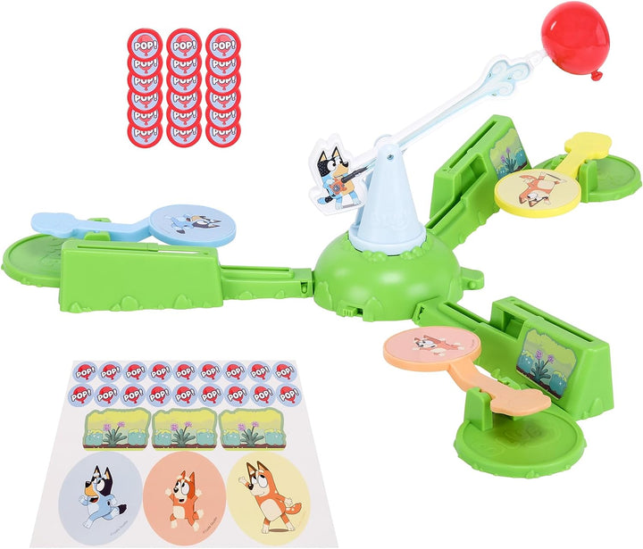 Bluey 90973 Keepy Uppy-Spiel. Luft bewahren. Inklusive motorisiertem Ballon. 2-3 Spieler.