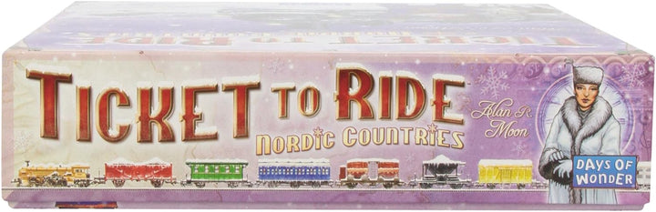 Days of Wonder | Ticket to Ride Nordic Countries Board Game | Ages 8+ | For 2 to 3 players | Average Playtime 30-60 Minutes