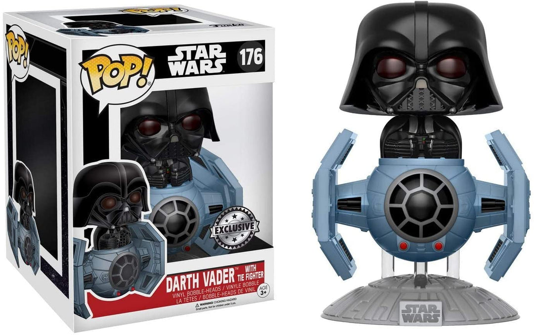 Star Wars Darth Vader mit Tie Fighter Exklusiver Funko 13920 Pop! Vinyl #176