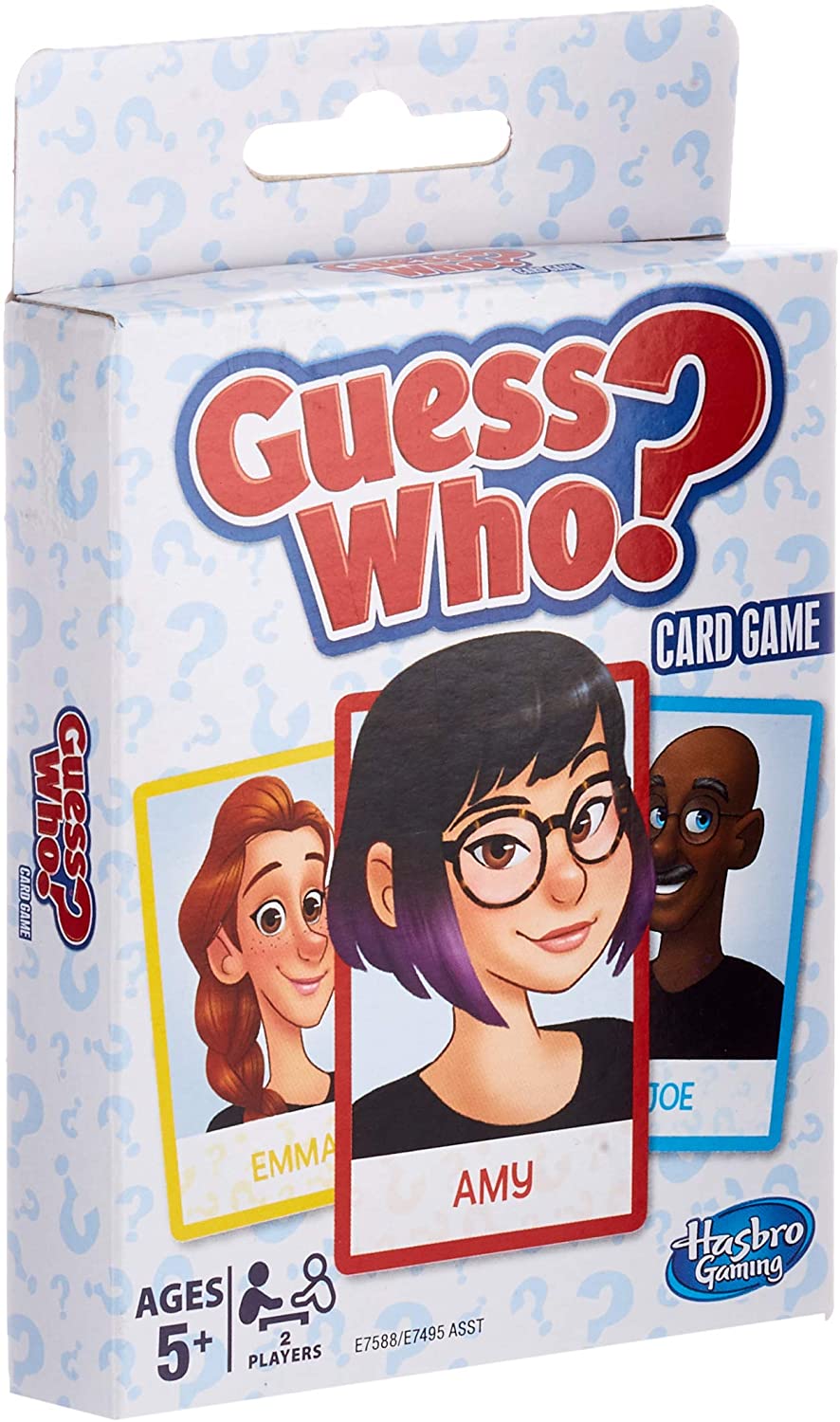 Hasbro E7588UC0 Jeu de cartes de voyage classique Devinez qui