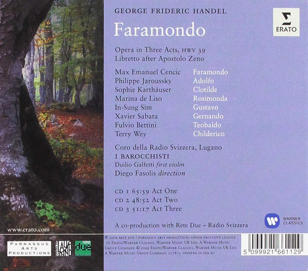 Handel - Faramondo - Max Emanuel Cencic [Audio CD]