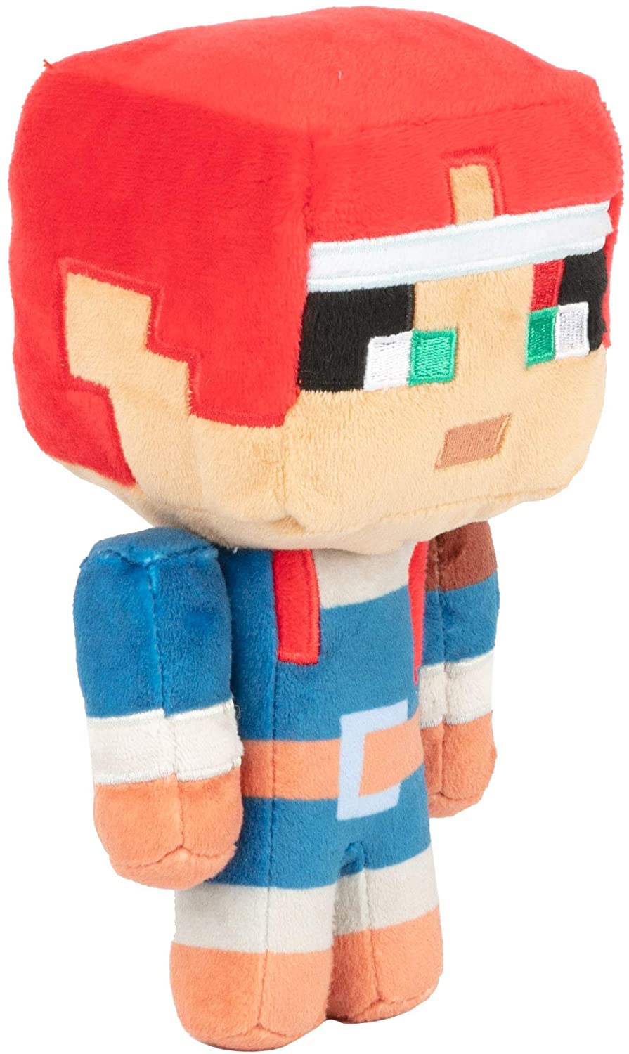 JINX JX11126 Minecraft Dungeons Happy Explorer Valorie Plush Toy, Red