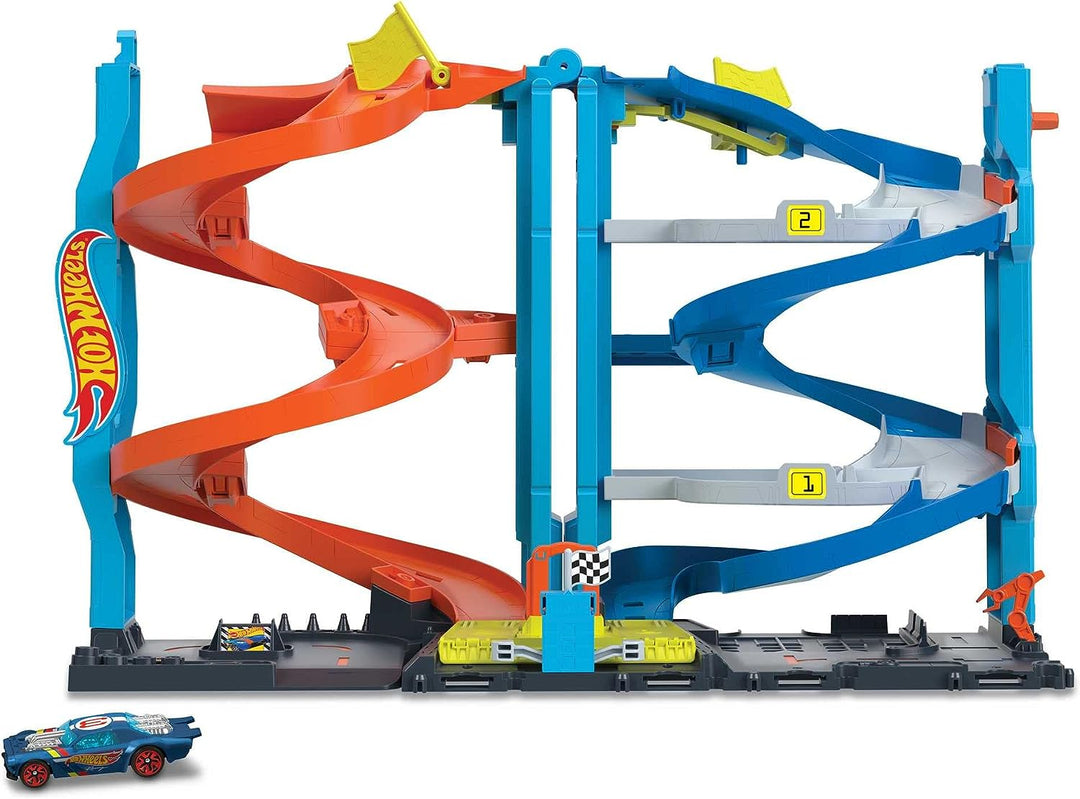 Hot Wheels City Transforming Race Tower Set