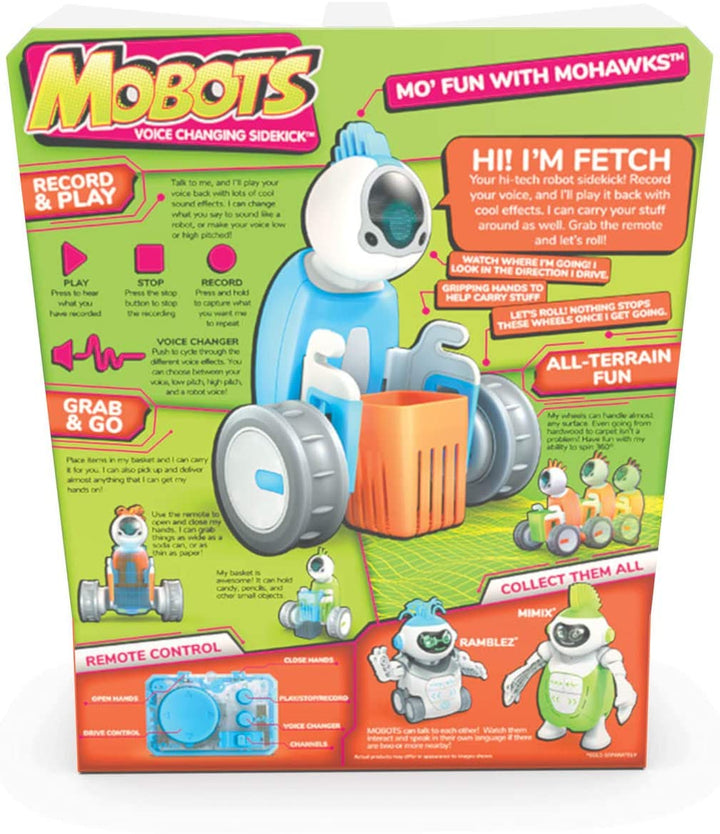 HEXBUG MoBots Fetch – RC-Rekord- und sprechender Roboterbausatz mit Motorlichtern und Sound – Intelligentes interaktives Lernspielzeug – ab 3 Jahren – Batterien im Lieferumfang enthalten 431-6846