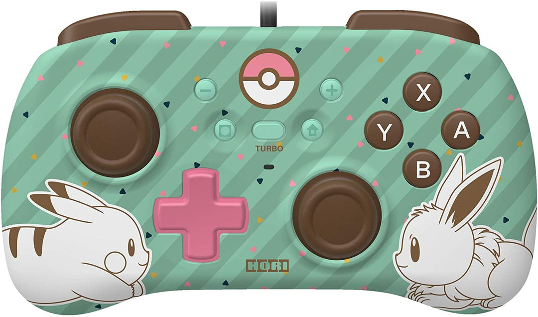 HORI HORIPAD Mini Wired Controller Pad for Kids (Pokemon Pikachu & Eevee) - Nintendo Switch (Nintendo Switch)