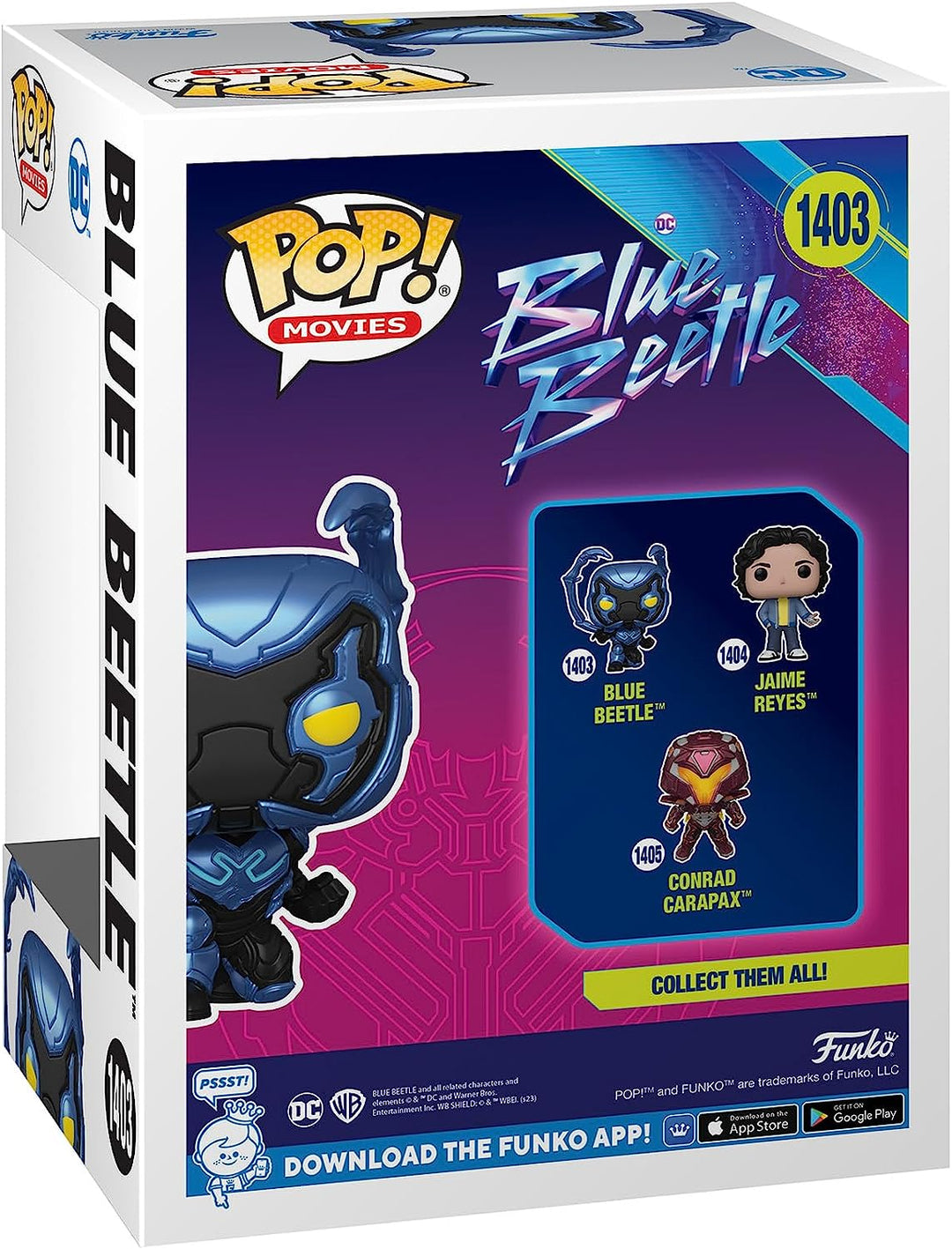 Movies: DC - Blue Beetle Funko 72350 Pop! Vinyl #1403