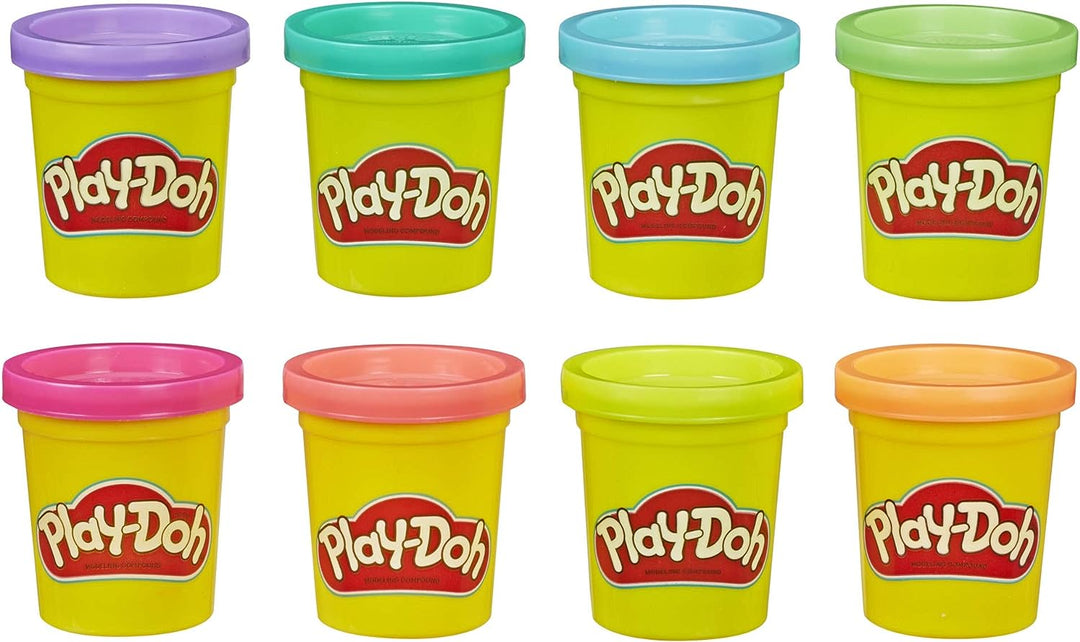 Play-Doh 8-Pack Neon Non-Toxic Modeling Compound with 8 Colours