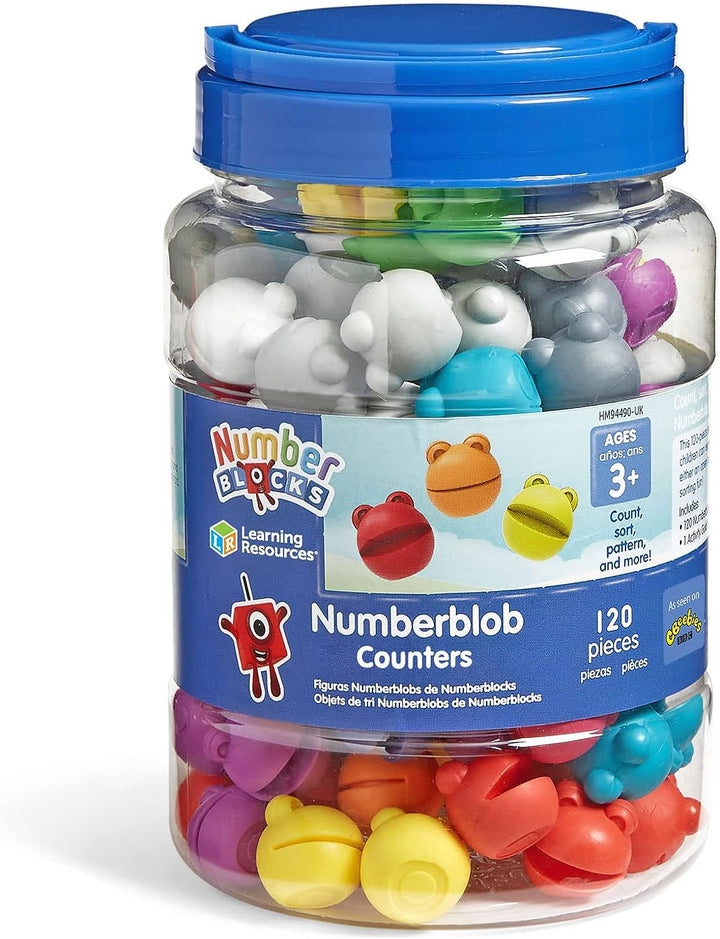 Learning Resources Numberblocks Numberblob-Zählset, Mathe-Zähler für Kinder