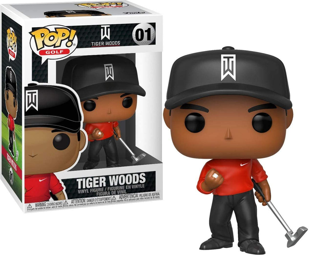 Tiger Woods (rotes Hemd) Funko 44715 Pop! Vinyl #01