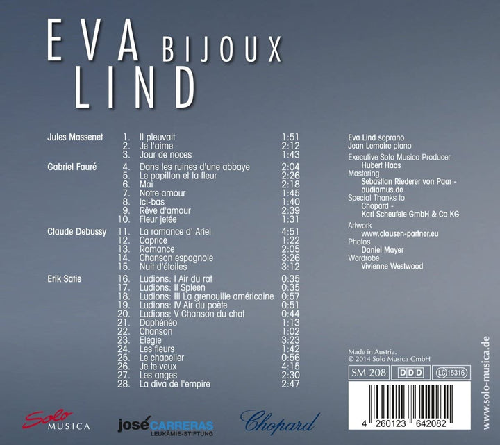 Bijoux [Eva Lind, Jean Lemaire] [Solo Musica: SM 208] [Audio CD]