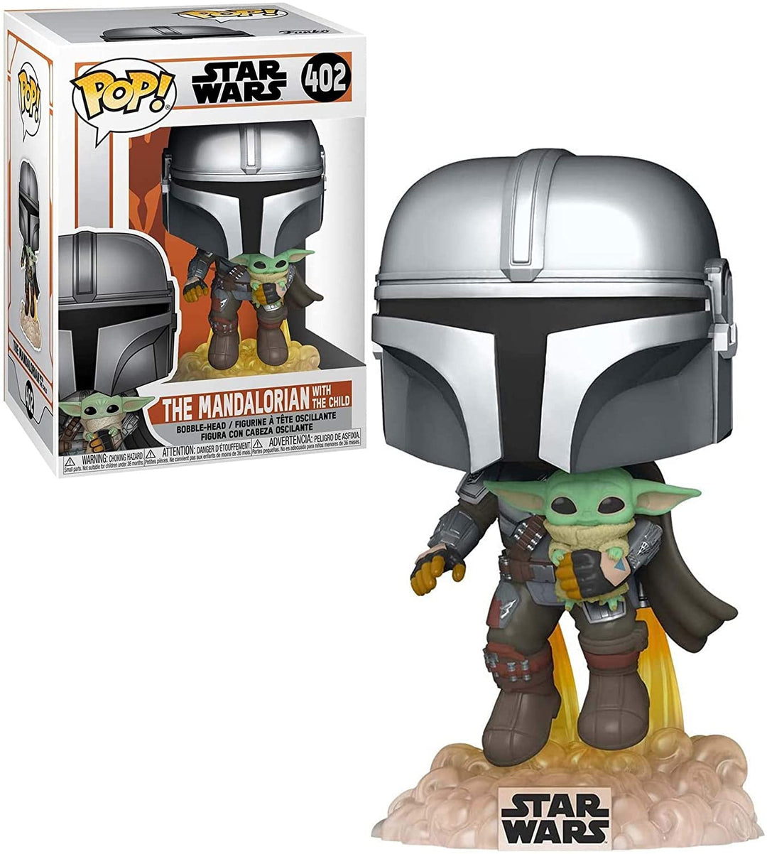 Star Wars Le Mandalorien Avec L&#39;Enfant Funko 50959 Pop! Vinyle #402