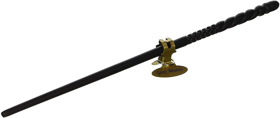 The Noble Collection Ginny Weasley Charakter Zauberstab 36cm (14 Zoll) Harry Potter Zauberstab mit Metall Namensschild