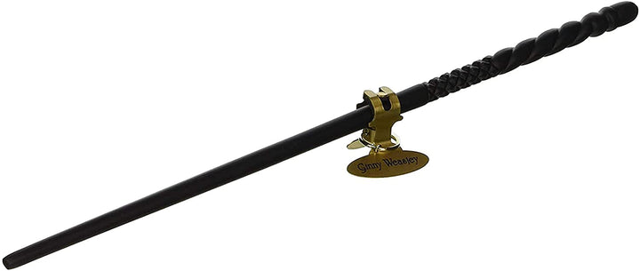 The Noble Collection Ginny Weasley Charakter Zauberstab 36cm (14 Zoll) Harry Potter Zauberstab mit Metall Namensschild