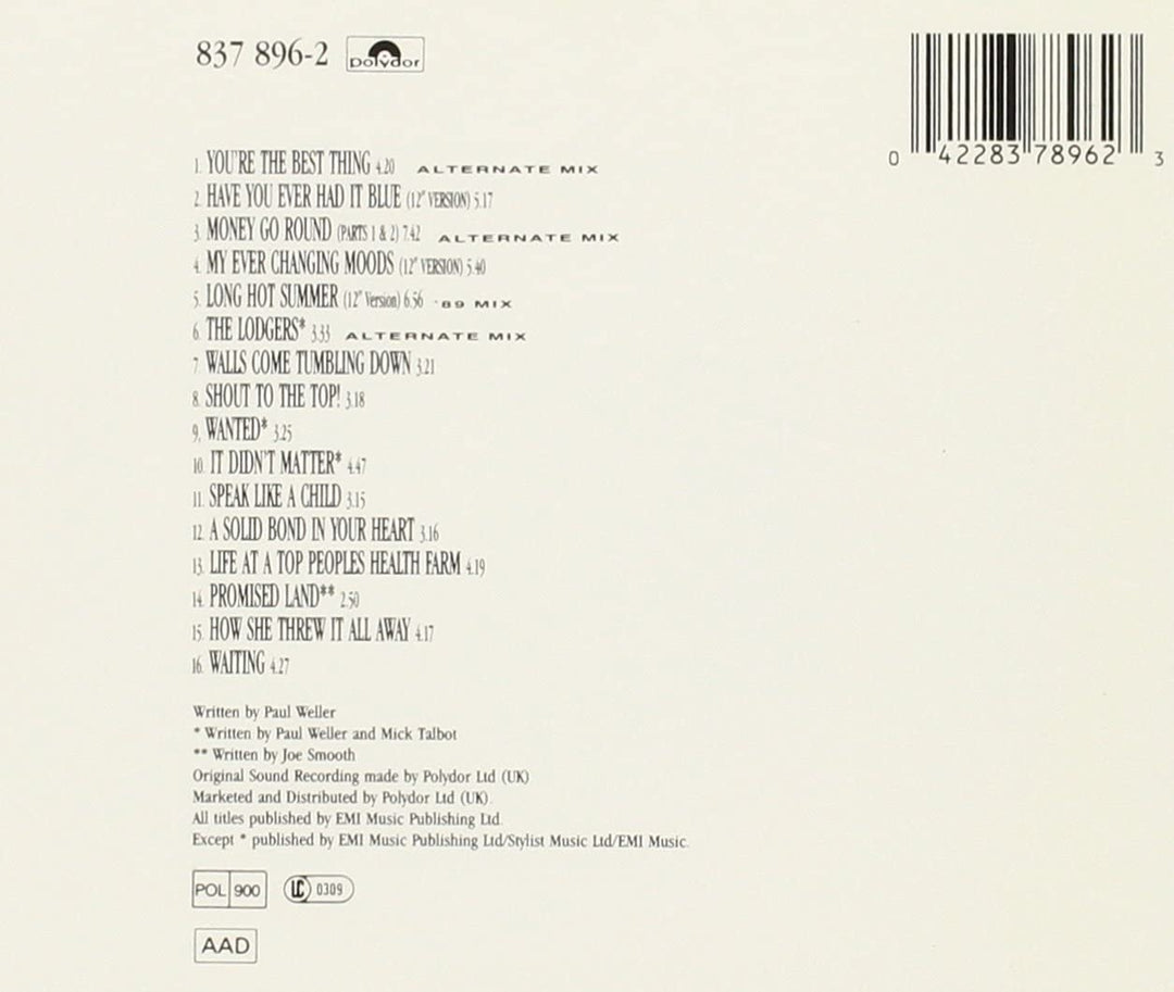 Die einzigartigen Abenteuer des Style Council [Audio-CD]