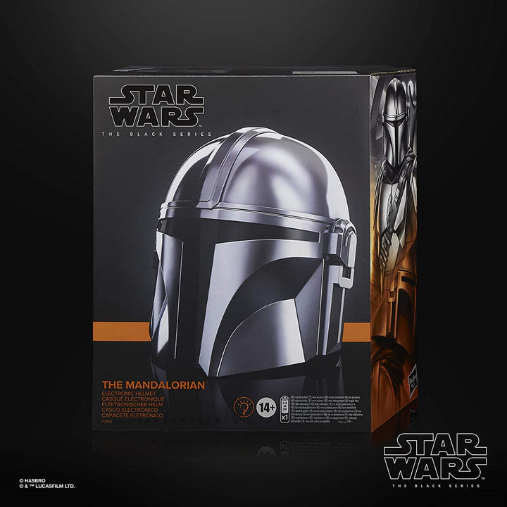 Star Wars The Black Series: Der Mandalorianer Premium-Elektronikhelm zum Rollenspiel, Sammlerstück, Spielzeug für Kinder ab 14 Jahren