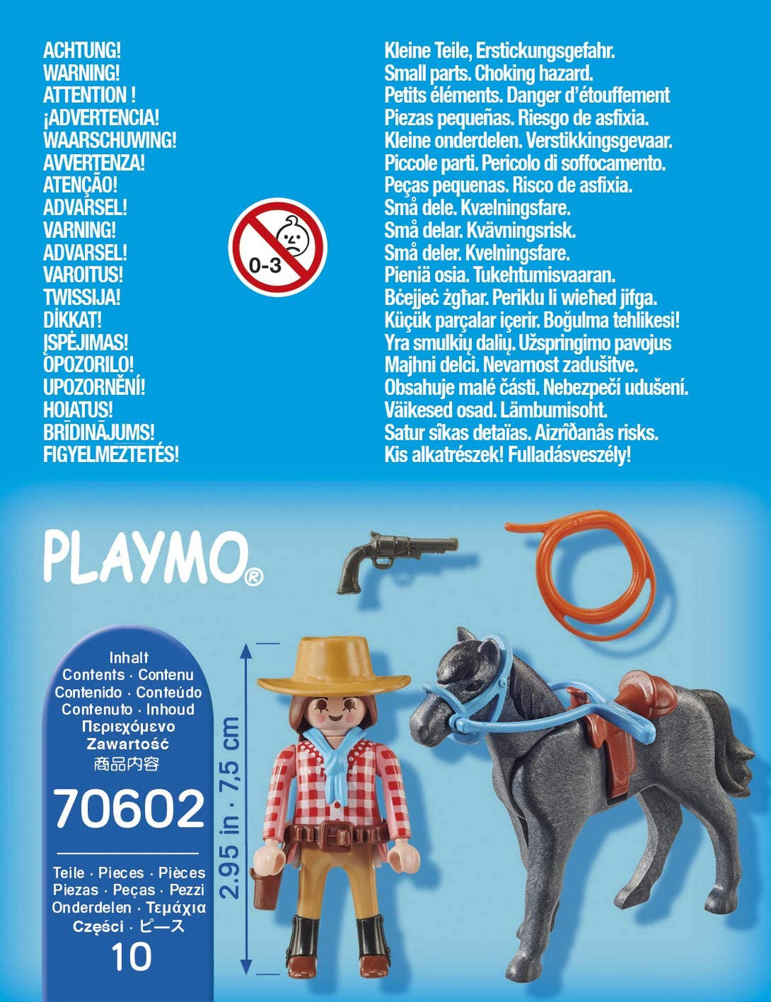 Playmobil 70602 Special Plus Western Horseback Ride, Multicoloured, One Size