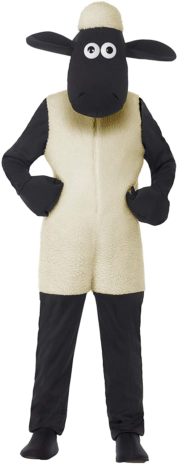 Smiffys 20607L Officially Licensed Shaun The Sheep Kids Costume, Unisex Children