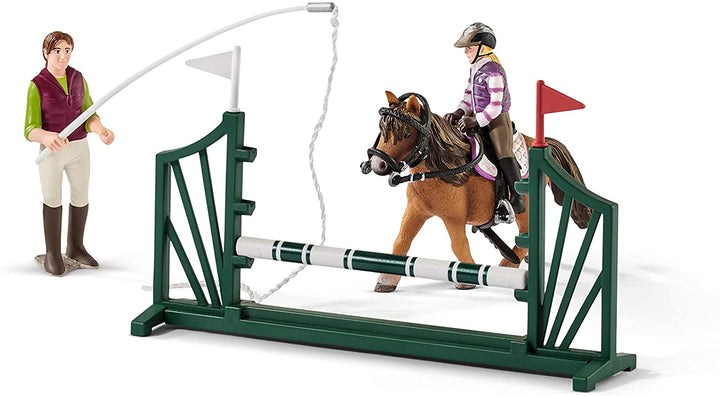 Schleich 42389 École d&#39;équitation avec cavaliers et chevaux