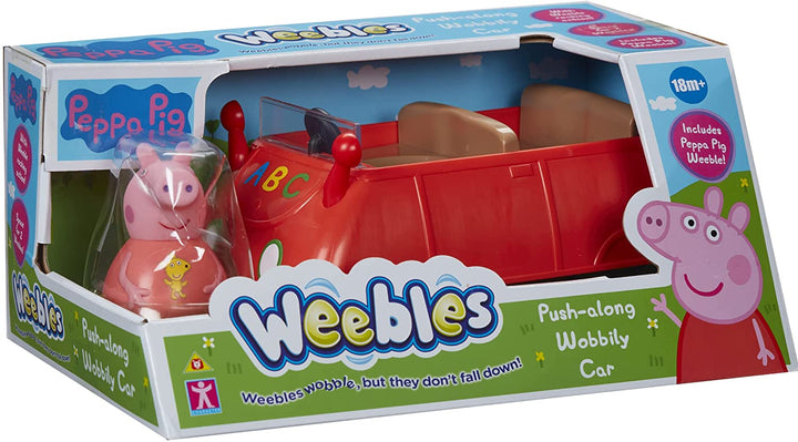 Peppa Pig Weebles Push-Along Wobbly Car