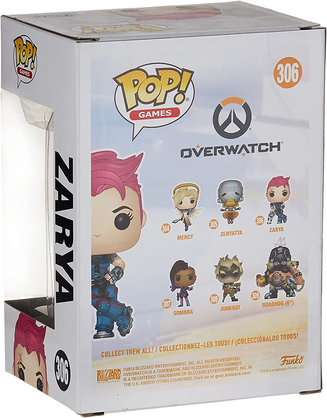 Overwatch Zarya Funko 29048 Pop! Vinyl #306