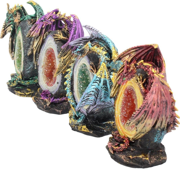 Nemesis Now Geode Keepers Figurine 12cm, (Set of 4)