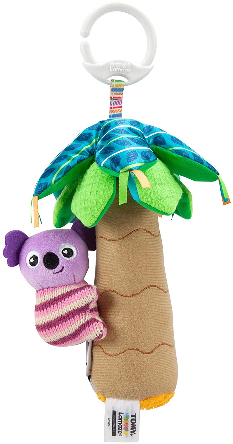 Lamaze Walla Walla Koala, Clip on Go, Sensorial, Cochecito y Cochecito Bebé Recién Nacido