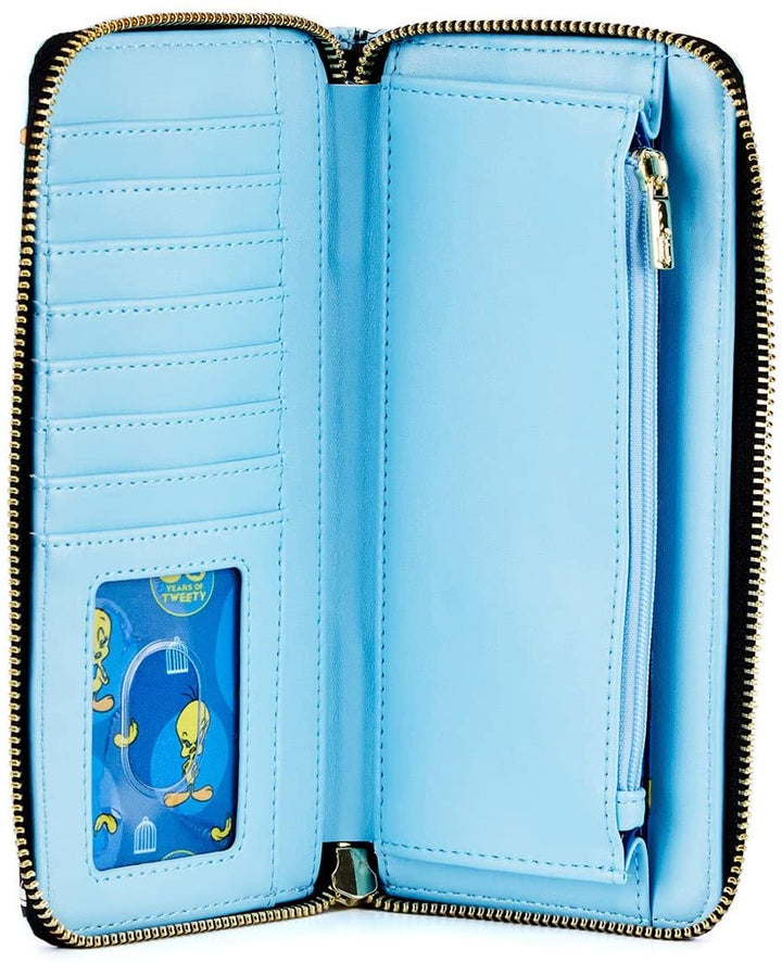 Loungefly x Looney Tunes Tweety and Sylvester Zip-Around Wallet