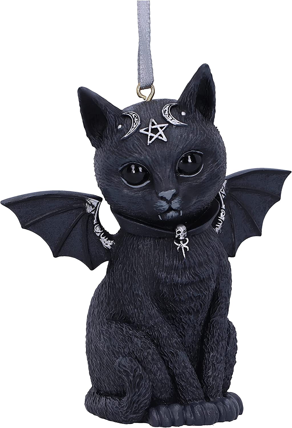 Nemesis Now Malpuss Black Bat Cat Hanging Decorative Ornament 9.2cm